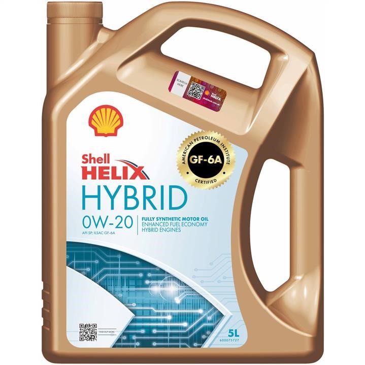 SHELLHYB0W205L Shell Engine oil Shell Helix Hybrid 0W-20, 5L