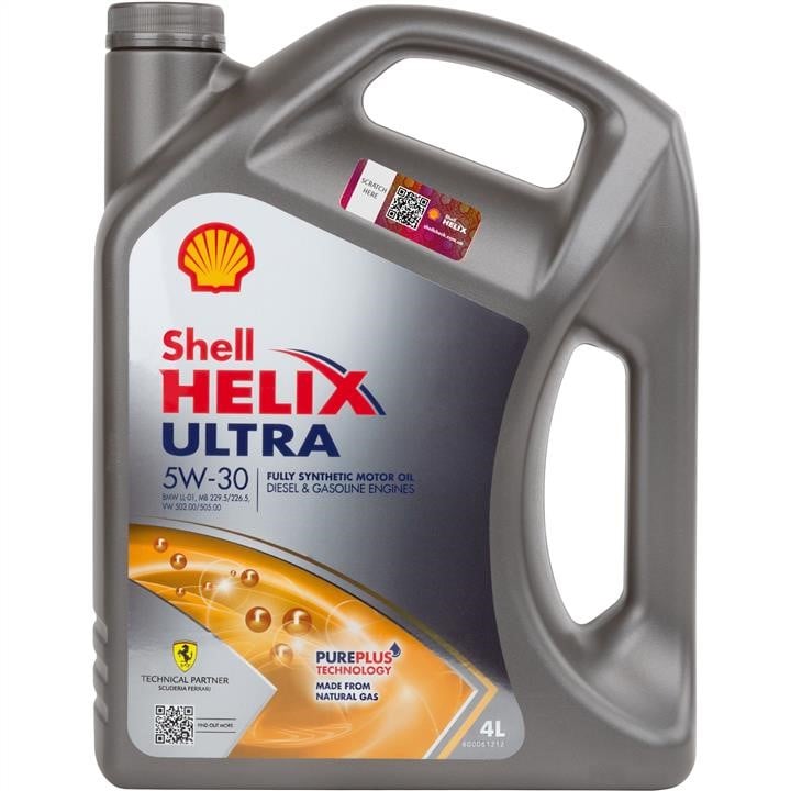 SHELLUL5W304L Shell Engine oil Shell Helix Ultra 5W-30, 4L