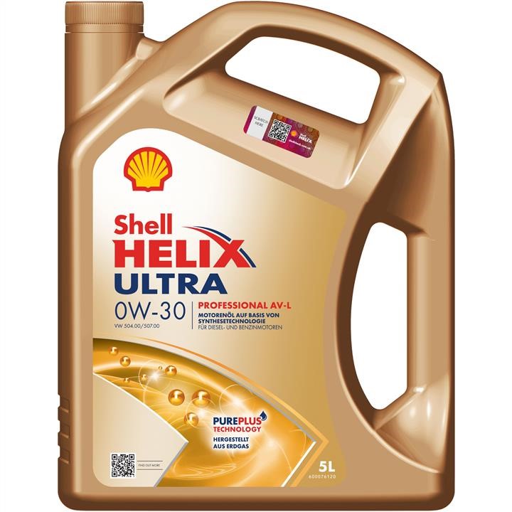 SHELLULPROFAVL0W305L Shell Engine oil Shell Helix Ultra Professional AV-L 0W-30, 5L