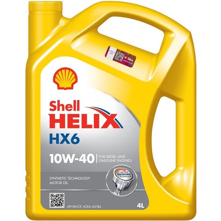 SHELLHX610W404L Shell Engine oil Shell Helix HX6 10W-40, 4L