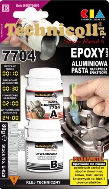 E020 Technicqll Epoxy adhesive grey, 80g