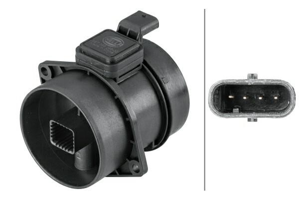 Hella 8ET 358 095-321 Mass air flow sensor 8ET358095321 8ET358095321 Hella Mass air flow sensor