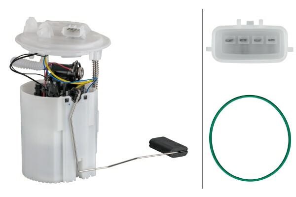 Fuel feed unit Renault Fluence: 8TF358106871 Hella Fuel pump