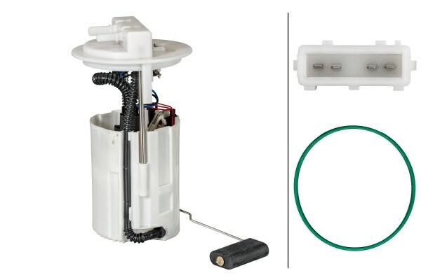 Fuel-supply module Peugeot 406: 8TF358146351 Hella Fuel pump