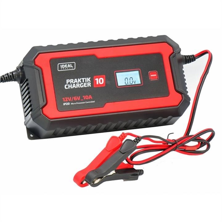 PCHARGE10 Ideal Charger IDEAL PRAKTIK CHARGER 10 LCD 6/12V, 10/220, charging current 10A