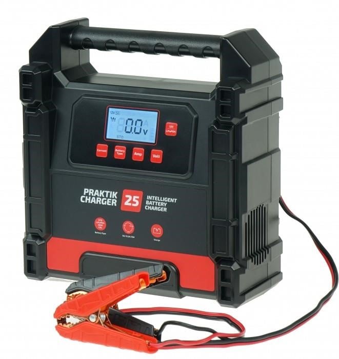 PCHARGE25 Ideal Charger IDEAL PRAKTIK CHARGER 25 LCD 12/24V, 10/500, charging current 25A
