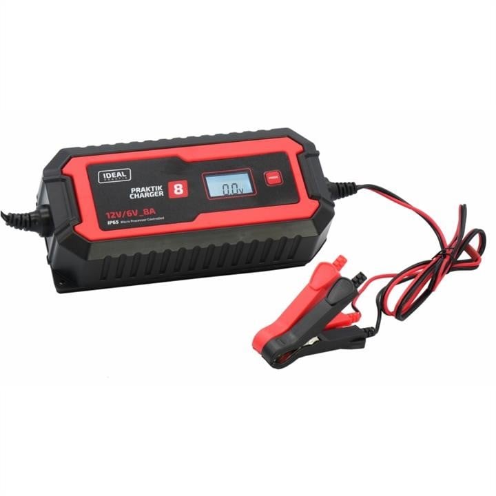 PCHARGE8 Ideal Charger IDEAL PRAKTIK CHARGER 8 LCD 6/12V, 10/180, charging current 8A