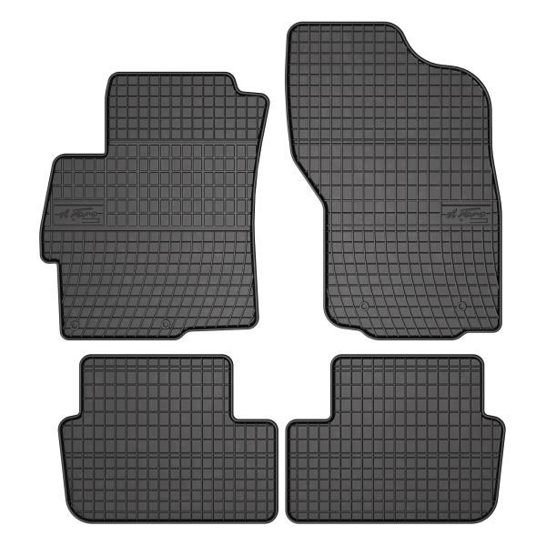 Car foot mats Mitsubishi: 0481 Frogum Interior mats Frogum rubber black for Mitsubishi Lancer / evolution (2008-)