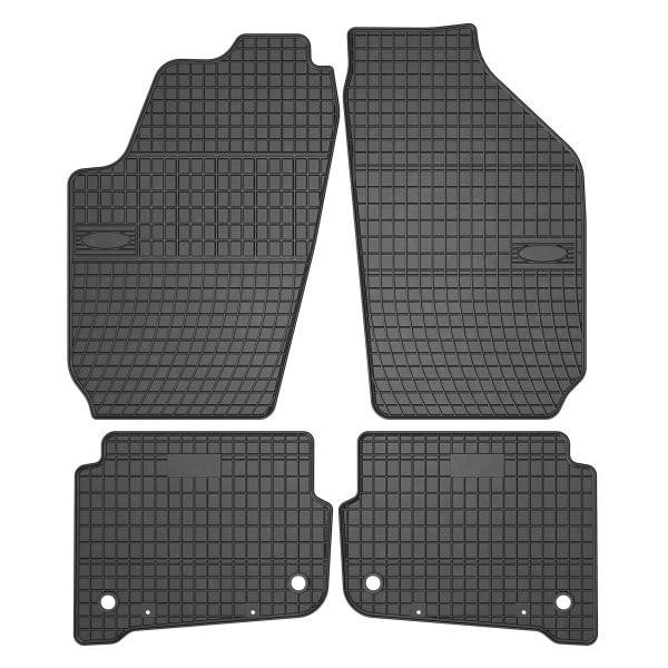 Interior mats Seat: 0015 Frogum Interior mats Frogum rubber black for Volkswagen Polo (2002-2009)