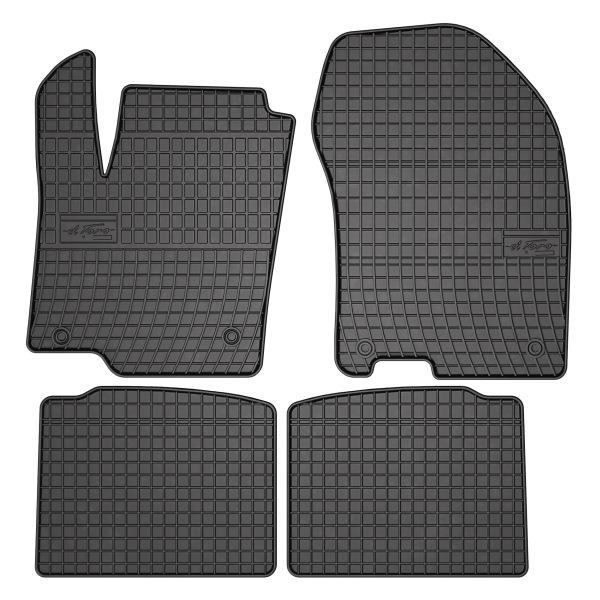 Car foot mats Suzuki: 0605 Frogum Interior mats Frogum rubber black for Suzuki Sx4 (2014-)