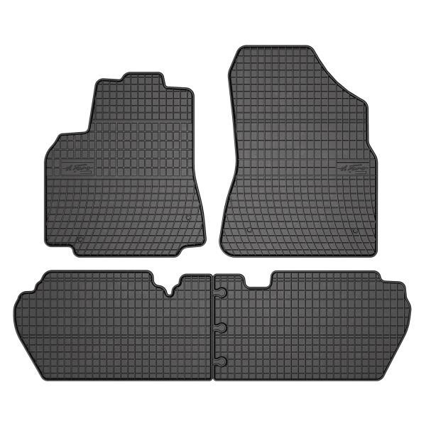 Car foot mats Citroen: 0633 Frogum Interior mats Frogum rubber black for Citroen Berlingo (2008-2018)
