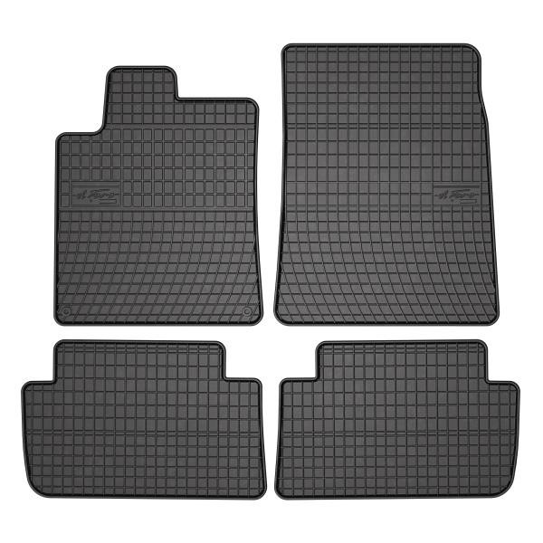 Car foot mats Citroen C5: 0634 Frogum Interior mats Frogum rubber black for Citroen C5 (2001-2007)