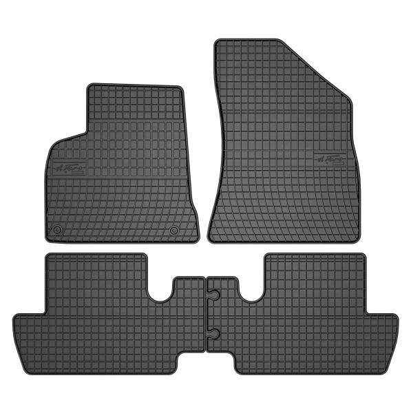 Car foot mats Peugeot 3008: 0638 Frogum Interior mats Frogum rubber black for Peugeot 3008/5008 (2008-2016)