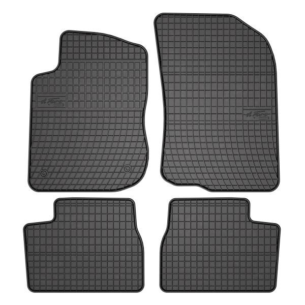 0640 Frogum Interior mats Frogum rubber black for Peugeot 208 (2012-)