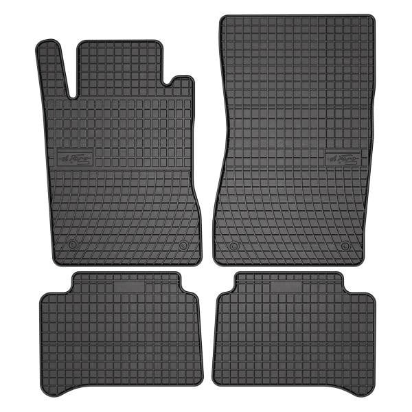 Car foot mats Mercedes E-Class: 0780 Frogum Interior mats Frogum rubber black for Mercedes E-class (2002-2009)
