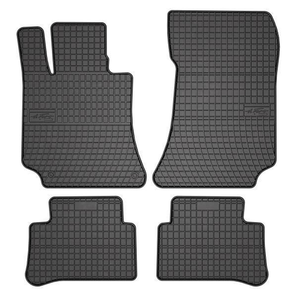 Car foot mats Mercedes E-Class: 0781 Frogum Interior mats Frogum rubber black for Mercedes E-class (2009-2016)