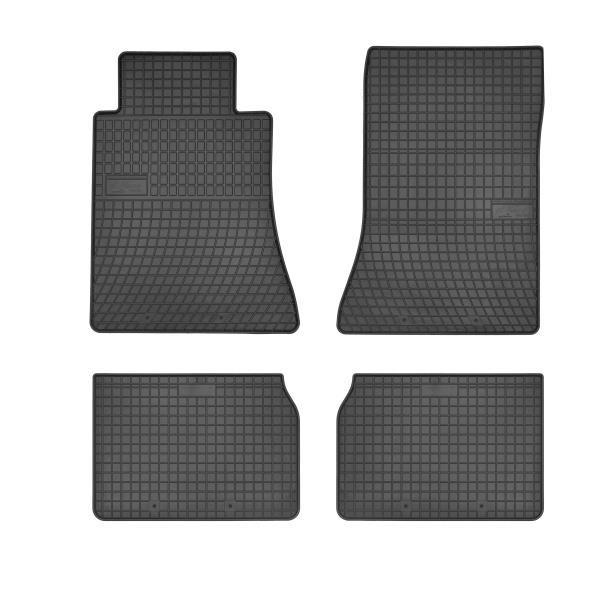 Car foot mats Mercedes E-Class: 0784 Frogum Interior mats Frogum rubber black for Mercedes E-class (1985-1995)