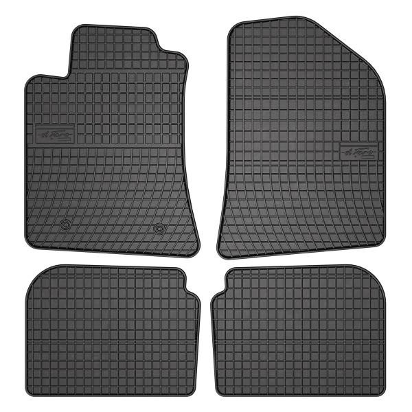 Interior mats Toyota Avensis: 0800 Frogum Interior mats Frogum rubber black for Toyota Avensis (2003-2008)