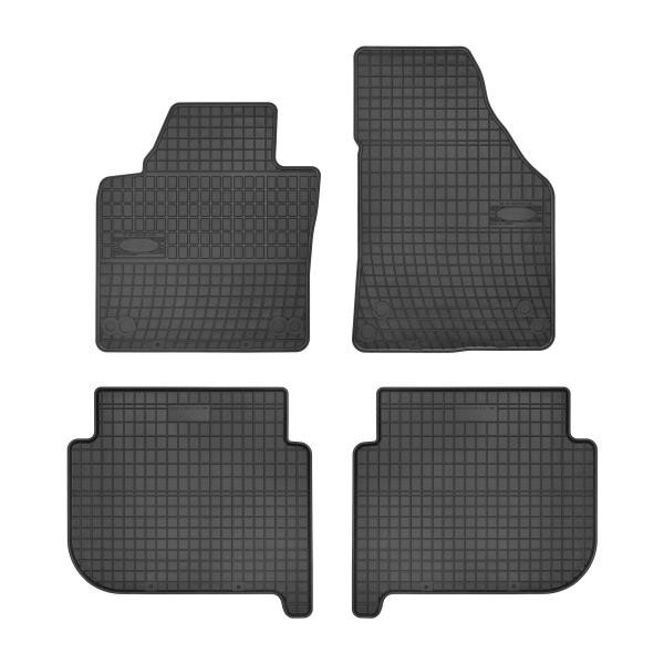 Car foot mats Volkswagen: 0395 Frogum Interior mats Frogum rubber black for Volkswagen Touran (2003-2009)