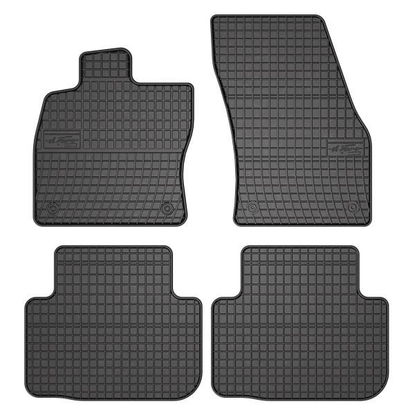 Car foot mats Volkswagen Golf: 0406 Frogum Interior mats Frogum rubber black for Volkswagen Golf sportsvan (2014-)