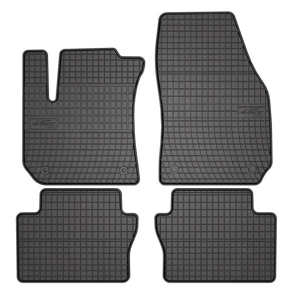 Interior mats Opel: 0693 Frogum Interior mats Frogum rubber black for Opel Zafira b (2005-2014)