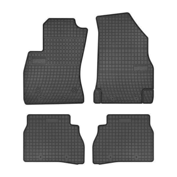 Car foot mats Fiat Doblo: 0910 Frogum Interior mats Frogum rubber black for Fiat Doblo (2010-)