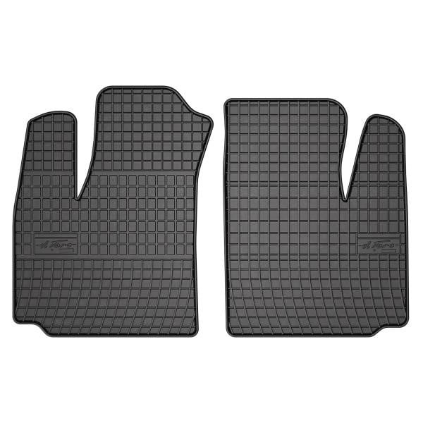 Car foot mats Fiat Doblo: 0911P Frogum Interior mats Frogum rubber black for Fiat Doblo (2000-2010)