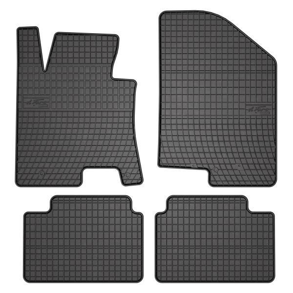 Car foot mats KIA Ceed (Kia Ceed): 0430C Frogum Interior mats Frogum rubber black for KIA Cee'd (2012-)