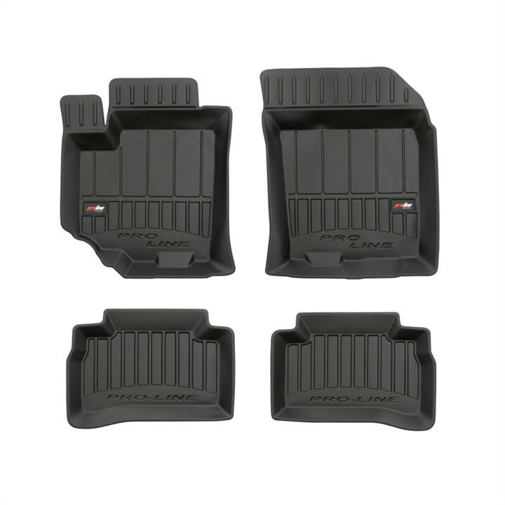 Car foot mats Suzuki: 3D407121 Frogum Interior mats Frogum rubber black for Suzuki Vitara (2015-)