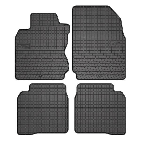 Car foot mats Nissan: 0453 Frogum Interior mats Frogum rubber black for Nissan Note (2005-2013)