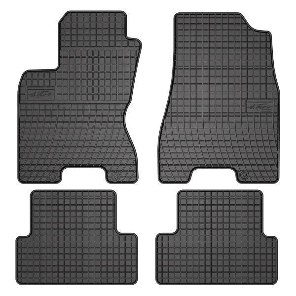 Car foot mats Nissan: 0455 Frogum Interior mats Frogum rubber black for Nissan X-trail (2007-2013)