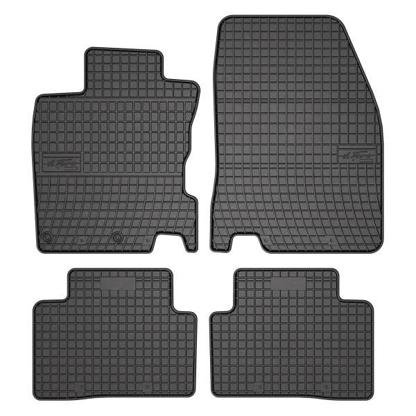 Car foot mats Nissan: 0457 Frogum Interior mats Frogum rubber black for Nissan Qashqai (2014-)