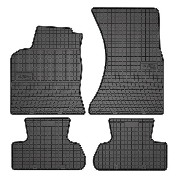 Interior mats Audi Q5: 0725 Frogum Interior mats Frogum rubber black for Audi Q5 (2008-2016)