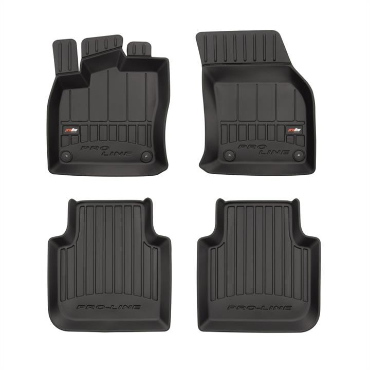 Car foot mats Seat: 3D407275 Frogum Interior mats Frogum rubber black for Seat Tarraco (2016-),set