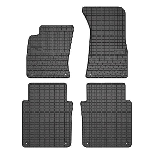 Interior mats Audi A8: 401594 Frogum Interior mats Frogum rubber black for Audi A8l (2002-2009)