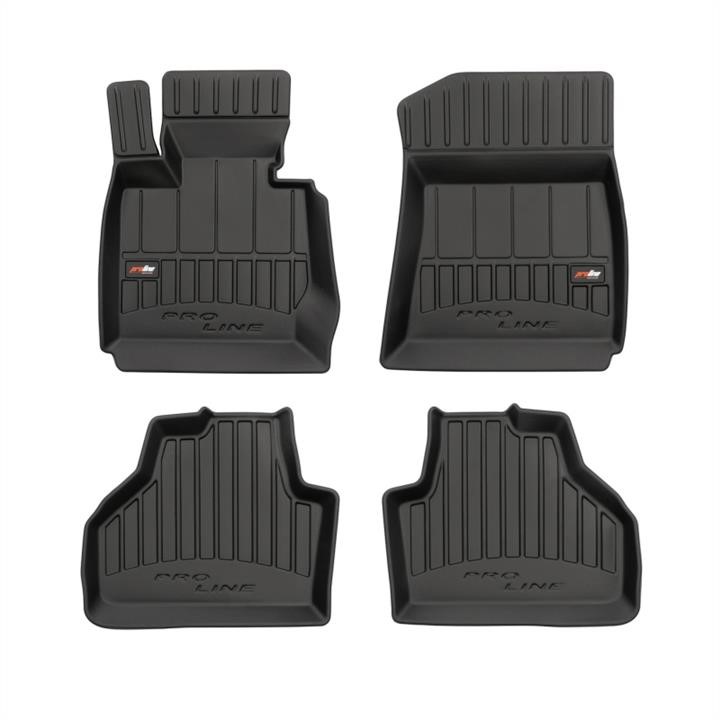 Car foot mats BMW X3: 3D407404 Frogum Interior mats Frogum rubber black for BMW X3 (2010-2017),set