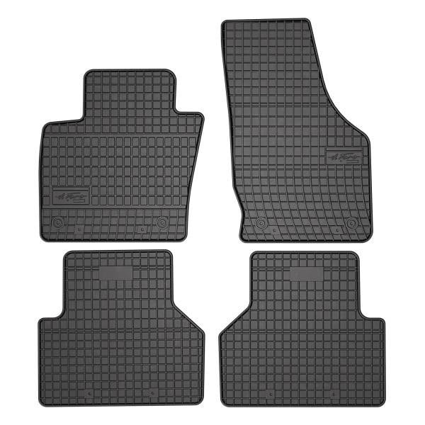 Interior mats Audi Q3: 0733 Frogum Interior mats Frogum rubber black for Audi Q3 (2011-)
