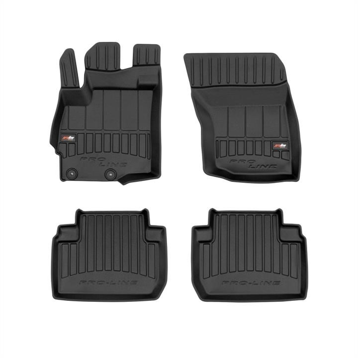 Car foot mats Mitsubishi Outlander: 3D408319 Frogum Interior mats Frogum rubber black for Mitsubishi Outlander (2012-), set