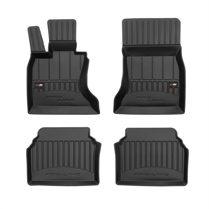Car foot mats BMW 5 series: 3D408364 Frogum Interior mats Frogum rubber black for BMW 5-series GT F07 (2009-2017), set