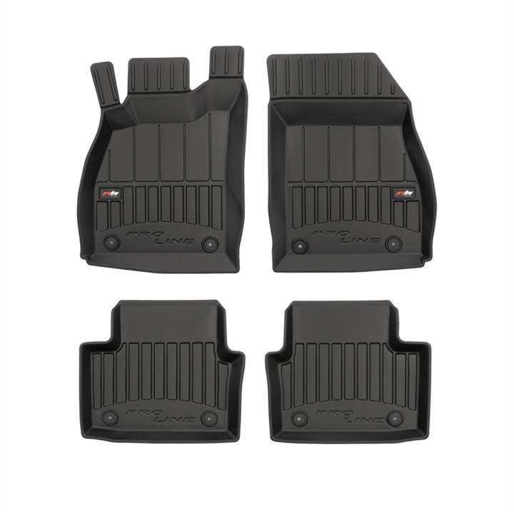Car foot mats Opel: 3D408524 Frogum Interior mats Frogum rubber black for Opel Insignia A (2008-2017), set