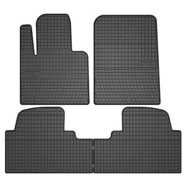 Car foot mats Hyundai: 546047 Frogum Interior mats Frogum rubber black for Hyundai Grand santa fe (2013-2018)