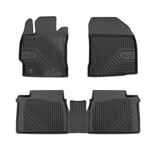 Car foot mats Toyota Corolla: 77407701 Frogum Rubber mats Frogum No. 77 for Toyota Corolla (E170) 2013-2019
