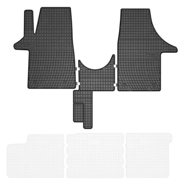 D0073 Frogum Interior mats Frogum rubber black for Volkswagen Transporter (2011-2015)