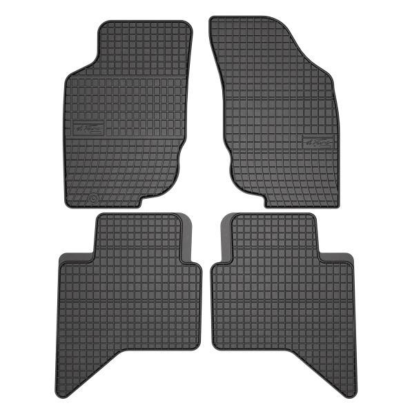 Car foot mats Toyota: 547112 Frogum Interior mats Frogum rubber black for Toyota Hilux (2004-2010)
