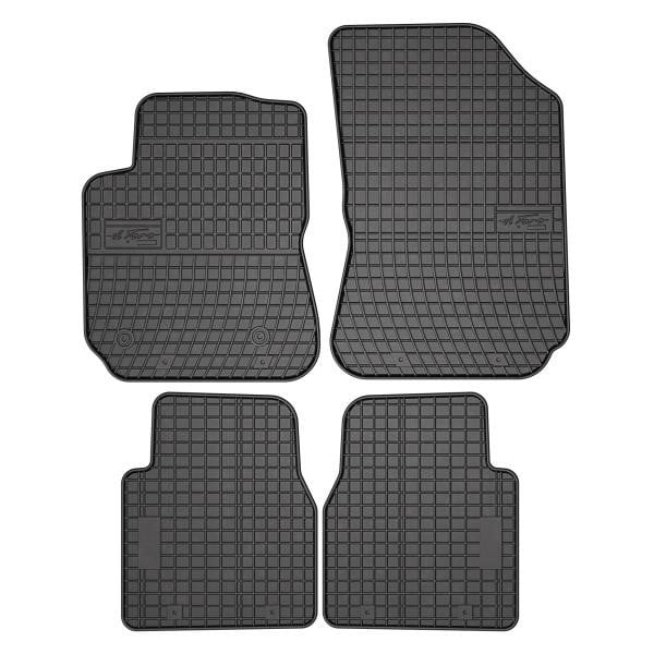 Car foot mats Citroen C4: 542643 Frogum Interior mats Frogum rubber black for Citroen C4 cactus (2014-)