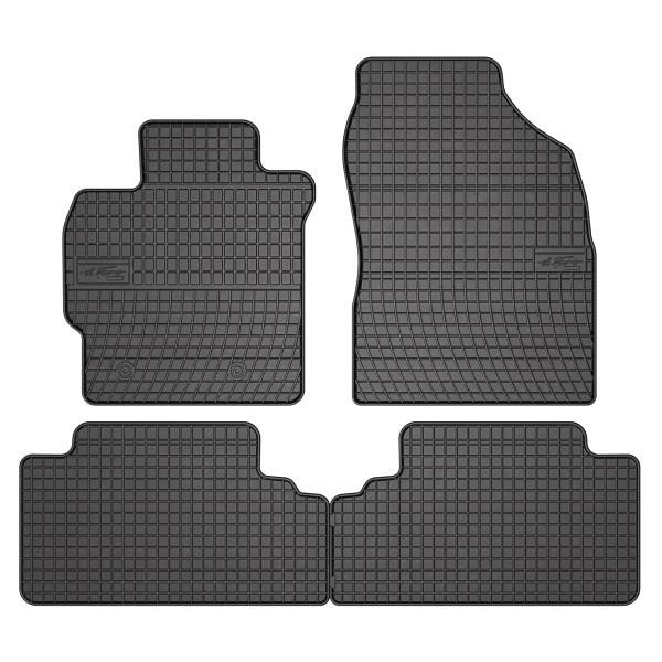 Car foot mats Toyota Corolla: 542766 Frogum Interior mats Frogum rubber black for Toyota Corolla (2007-2013)