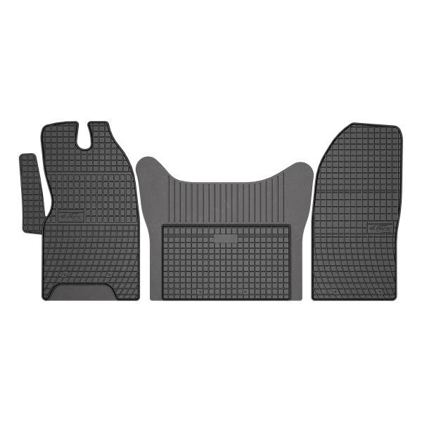 Car foot mats Iveco: 547273 Frogum Interior mats Frogum rubber black for Iveco Daily (2014-)