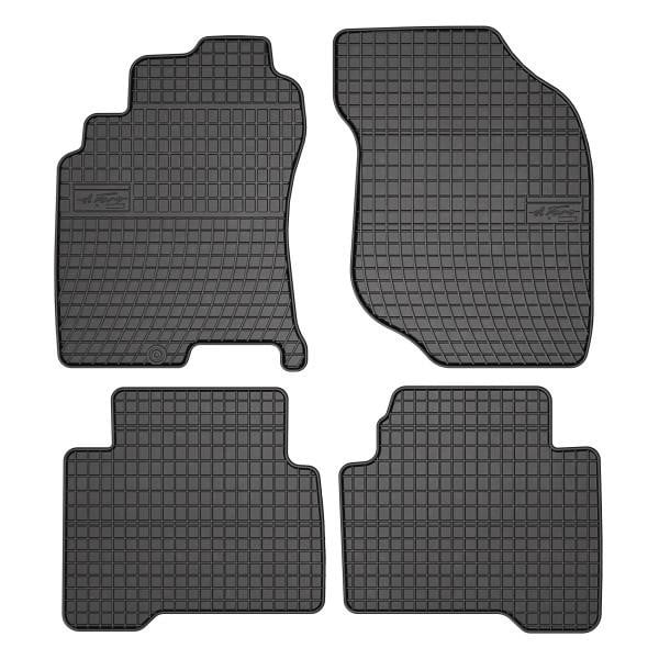 Car foot mats Nissan: 542810 Frogum Interior mats Frogum rubber black for Nissan X-trail (2001-2007)