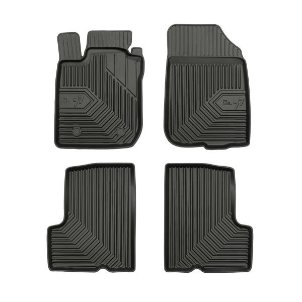 Car foot mats Dacia: 77407152 Frogum Rubber mats Frogum No. 77 for Renault / Dacia Duster (mkI) 2008-2018