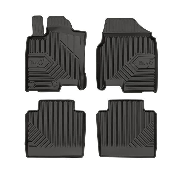 Interior mats Nissan Qashqai: 77407268 Frogum Rubber mats Frogum No. 77 for Nissan Qashqai + 2 (mkI) 2006-2013